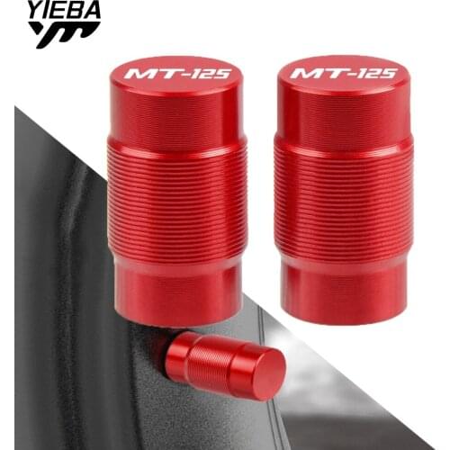 For Yamaha MT-125 MT 125 MT125 2014-2020 2019 Motorcycle Accessorie Aluminum Wheel Tire Valve Stem Caps Airtight Cover With logo