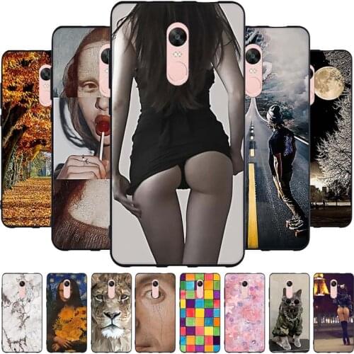 A Soft Silicone 5.5'' For Xiaomi Redmi Note 4X Global Version Case Cover Painting TPU Phone For Xiaomi Redmi Note 4 Cases Funda