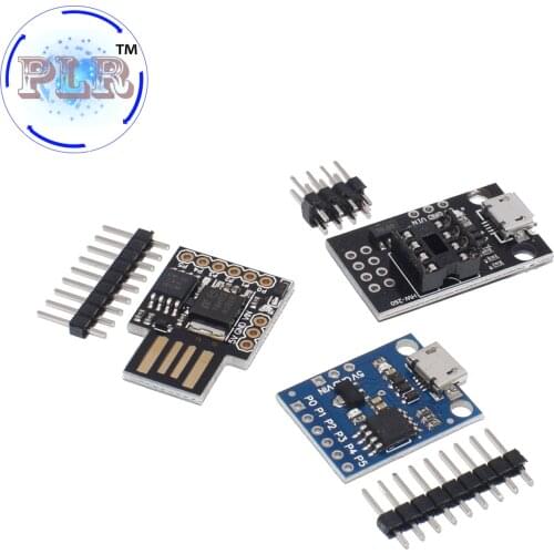 1PCS Blue Black TINY85 Digispark Kickstarter Micro Development Board ATTINY85 module PLR for Arduino IIC I2C USB