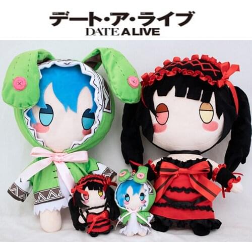 DATE A LIVE Plush Doll Toy Anime Figures Yoshino Tokisaki Kurumi Cosplay Plush Pillow Doll Toys 36cm