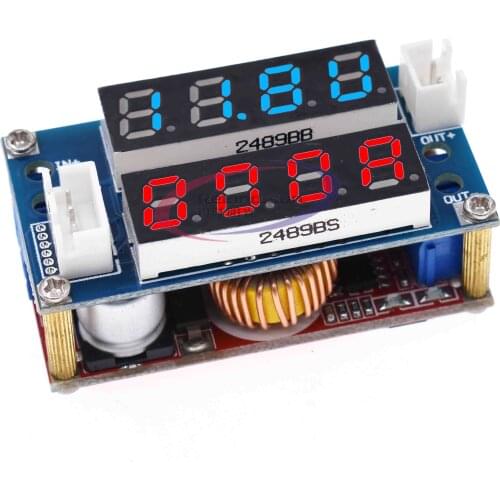 F85 5A Adjustable Power CC/CV Step-down Charge Module Digital Voltmeter Ammeter Display LED Driver for Arduino