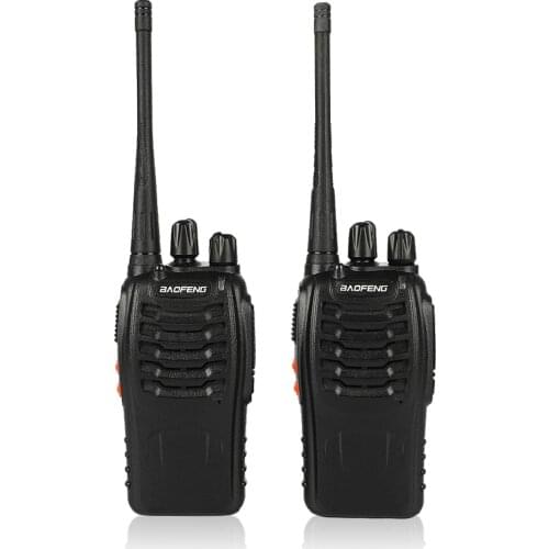 2Pcs/set BaoFeng BF-888S 2-Way Walkie Talkie Portable radio station BF888s 5W BF 888S UHF 400-470MHz 16CH