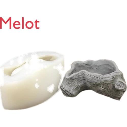 Handmade DIY Cement Succulent Plant Homemade Creative Flower Pot Silicone Mold Nordic Style Large Candle Mould New