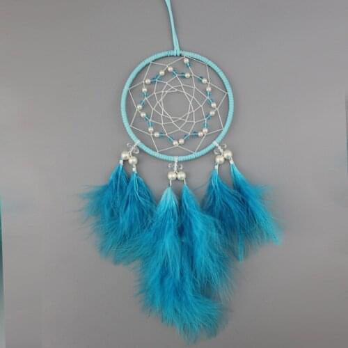 4.7X11.8 inches cute Dream Catcher with feather Handmade Dreamcatcher Wall Hanging Decoration Home Garden Living Room Ornament