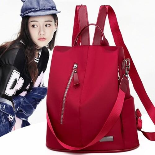 Womens Portable Anti-theft Travel Backpack Girls Casual Nylon Lager Capacity Shoulder Bag Schoolbag Hot Dropshipping