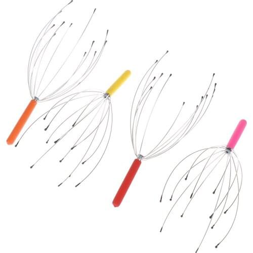 1pcs Octopus Head Massager Scalp Anti-stress Pain Relief Neck Claw Massage Relax Spa Headache Stimulate Blood Circulate