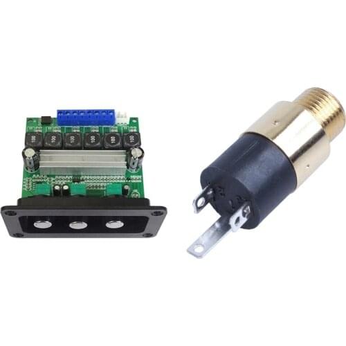 10PCS 3.5mm 1/8Inch Female Stereo Panel Mount Jack Solder Connector with TPA3116D2 Subwoofer Amplifier Audio Board