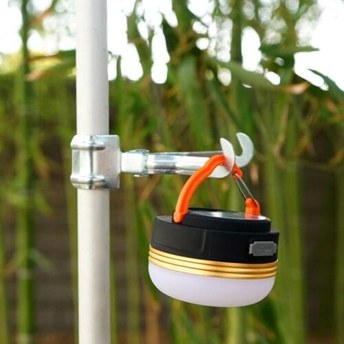 2Pcs Camping Tent Stand Accessories Outdoor Multi Tools Iron Clip Multi-Purpose Clip Camping Light Paper Tissue Hanging Hook