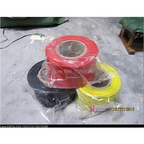 50MM Heat shrinkable tube heat shrink tubing Insulation casing 25m a reel red green yellow black bule