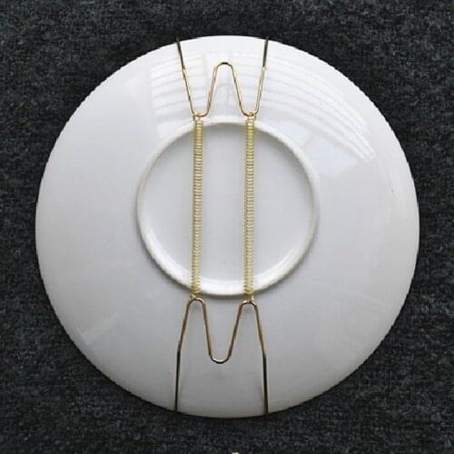 8-Inch Wall Display 7.5" to 9.5" Plate Dish Hangers Holder For Home Decor
