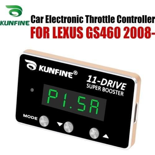 KUNFINE Car Electronic Throttle Controller Racing Accelerator Potent Booster For LEXUS GS460 2008-After Tuning Parts 11 Drive