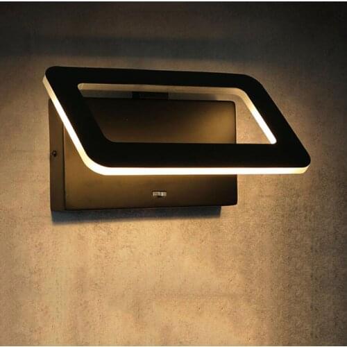 BEIAIDI 4W 6W Led Wall Lamp With Switch Rotable Bedroom Bedside Wall Light Indoor Living Room Corridor Hotel Lighting Decoration