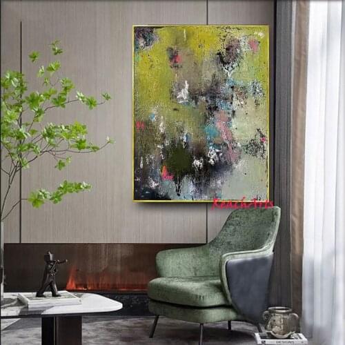 Home Decoration Painting Picture Nice Hand Made On Canvas Modern Abstract Wall Artwork Interior Accessories For Livingroom