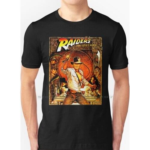 Raiders Lost Ark T Shirt 100% Pure Cotton Raiders Of The Lost Ark Indiana Jones Raiders Lost Ark Indiana Jones Movie Indiana