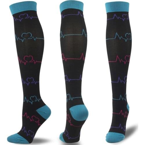 Compression Socks Graduated Pressure Stockings Athletic & Medical For Men & Women Nurse Running Crossfit Fitness Flight Travels