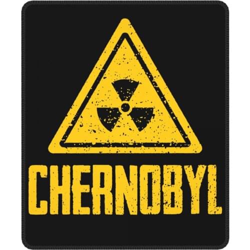 Radiactivity Chernobyl Radiation Symbol Funny Mouse Pad Waterproof Mat Pads Rubber Gamer Computer Laptop Pad