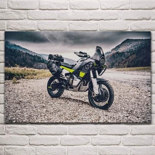 Cool adv bike 901 front view exterior motorbike artwork living room home art decor wall print wood frame fabric poster KP953