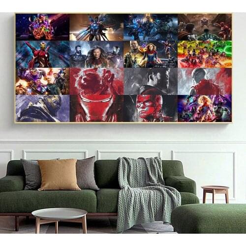 Настенные картины в детскую MARVEL China At AliExpress