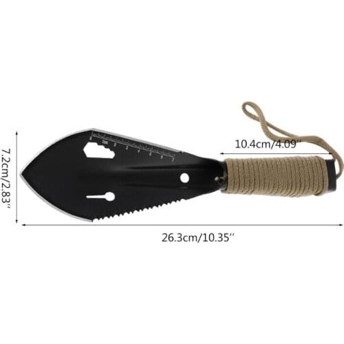 Metal Detector Garden Serrated Edge Digging Digger Shovel Sheath Stainless Steel 28TC