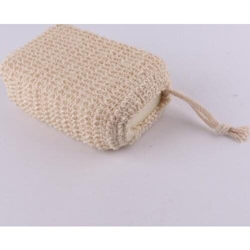 Natural Bath Sisal Sponge Exfoliating Shower Sponge Remove the Dead Skin for Home or Hotel 14*10cm LX1027