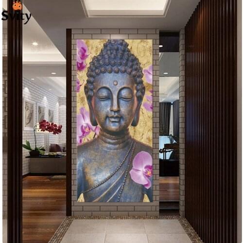 New ! Abstract Printed Hotoke Buddhism Buddha Painting Picture Cuadros Decor Buda Canvas Art For Bed Room No framed F1641