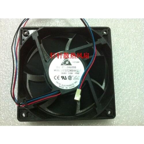 NEW Original DELTA AFB1248HHE 12038 12cm DC 48V 0.23A 120*120*38MM 3-wire Inverter Cabinet Cooling Fan