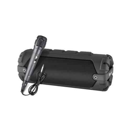 20W portable sound column bluetooth speaker wireless TWS stereo outdoor subwoofer with cable microphone FM radio TF caixa de som