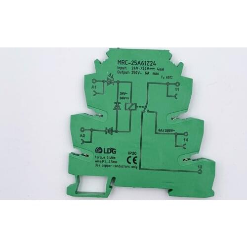 Relay ssr 6A 250VAC/DC Output LED Electromagnetic relay module solid state relay Switch NO/NC MRC-25A61Z24