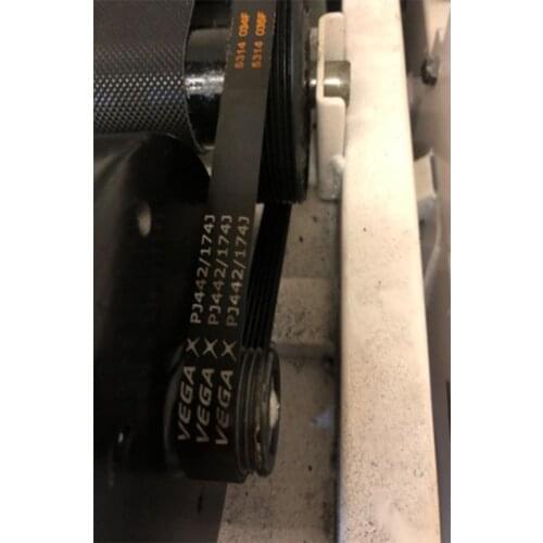 Top Quality Rubber belt VEGA 174J PJ442 for computer flat machine yarn feeder belt treadmill fitness belt 2PCS