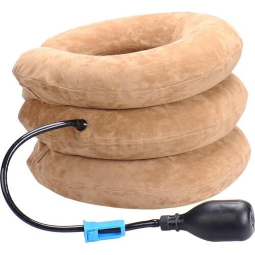 Cervical Traction Collar Medical PVC line Neck Massage Device Support Brace Posture Corrector Pain Relief neck care