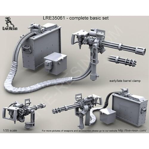 Modern M134D Minigun machine gun (vertical boom) 1:35 sand table model
