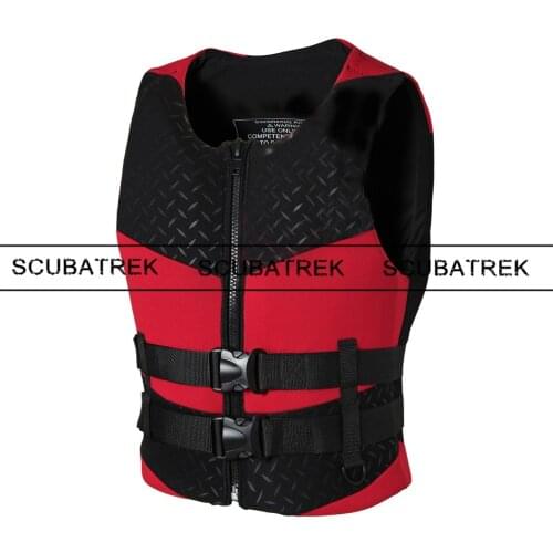 Adult life vest neoprene floating vest swim life jacket surfing vests rescue buoy inflatable jackets float swimsuit waterski
