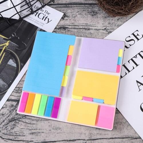 60 Sheets Office-style Sticky Notes Creative N-time Gift Memo Papelaria Stickers Colorful Planner Pad Stickers Stidents Notepad