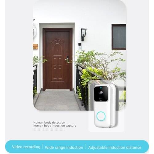 Tuya Wifi Smart DoorBell Wireless Home Welcome Door bell Remote FIR Alarm IR night vision IP camera Chime Video Smart home