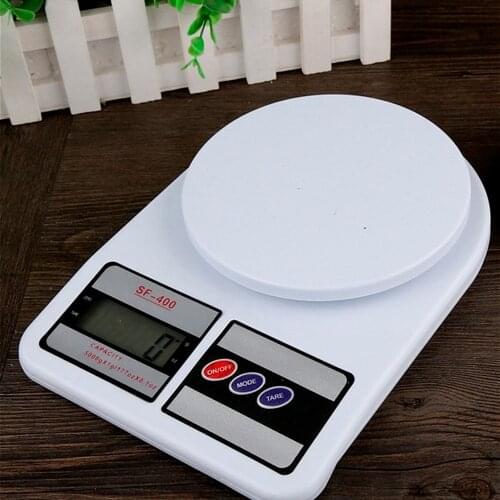 Scales kitchen electronic up to 5/10 kg batteries as a gift