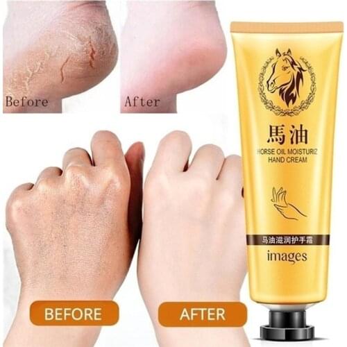 30g Horse Oil Repair Hand Cream Anti-Aging Soft Hand Whitening moisturizing Nourish Winter Anti-crack Hand Cream Skincare TSLM1