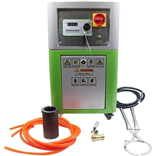 3500W High Power Jewelry Melting Furnace Medium Frequency Metal Melting Machine 2KG Capacity
