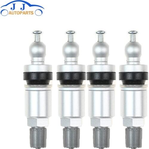 YPTJJQZ 4 PCS TPMS Tire Valve for General Iron Steel Mate Tubeless Valve for Tyre Pressure Monitoring System Sensor Repair kit