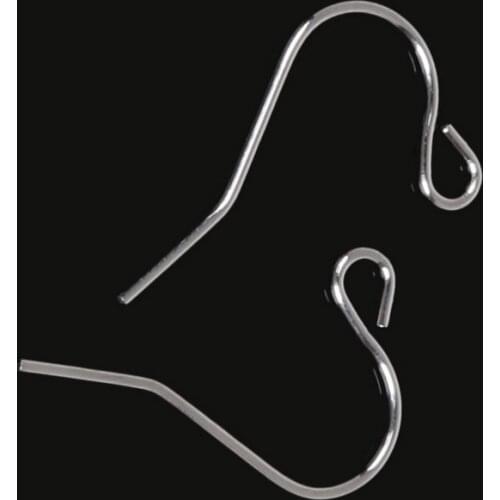 High Quality 0.7x20x11mm 0.7x21x21mm 0.7x13x14mm Stainless Steel Earring Hook Clasp For Jewelry Making