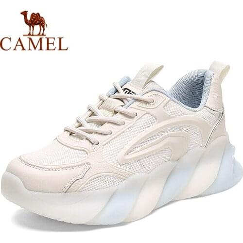 CAMEL Sports Leisure Women Shoes Autumn 2021 New Wild Thick-soled Casual Sneakers Ins Trendy Shoes Ladies