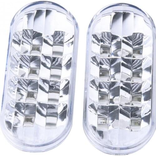 1 Pair Amber LED Side Marker Light for VW Golf Jetta Bora MK4 Passat B5 White Clear Lens Car Side Marker Light