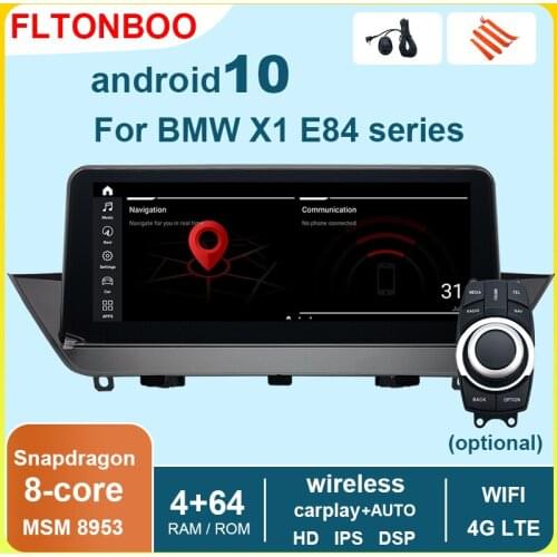 10.25''Android 10 car GPS radio player navigation for BMW X1 E84 series 8 core 4G LTE IPS wifi BT 4GB RAM 64GB ROM