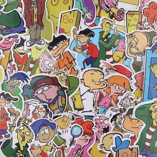 20Set BH1051 Blinghero 37pcs/set Funny Character Waterproof Cartoon Sticker Skateboard Suitcase Luggage Laptop Phone Sticker