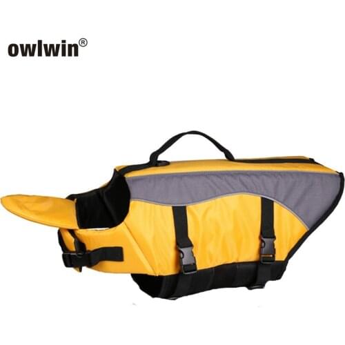 2019 Dog Life Jacket Pet Saver Life Vest Swimming Preserver Dog Puppy Swimwear Surfing Swimming Vest Reflective Stripes