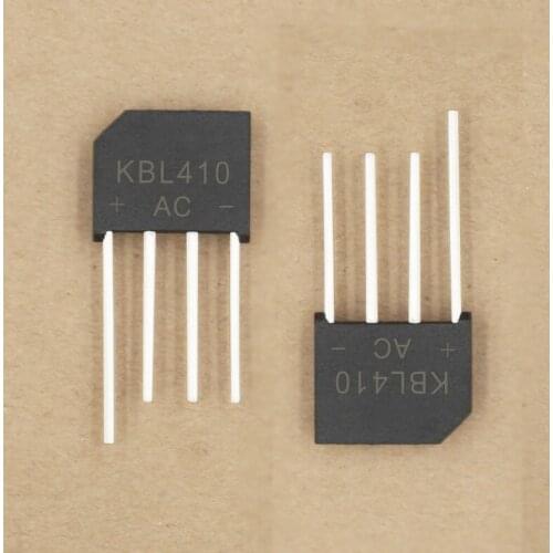 5PCS KBL410 KBL-410 4A 1000V Single Phases Diode bridge rectifier and original IC