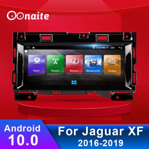 Car GPS Navigator For Jaguar XF 2016-2019 10 inch HD Touch Screen Bluetooth Stereo Smart Voice Radio DVD Multimedia Player
