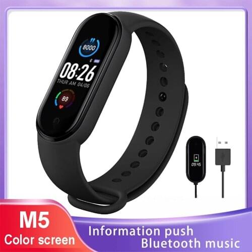 M5 Band Womens Bracelet Watch Mens Sports Watches Smart Watch Fitness Pedometer Smart Band Reloj Mulheres Relogios Digitais