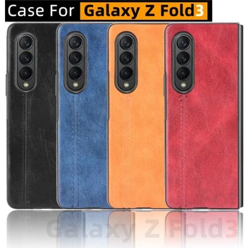 PU Material Case 2021.8 New Case For Galaxy Z Fold 3 Case For Galaxy Z Fold3 5G Case