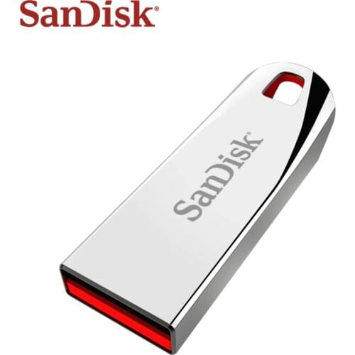 Original 100% USB 2.0 pen drive SanDisk usb flash drive CZ71 64gb 32gb 16gb memory stick Metal pendrive Free Lanyard