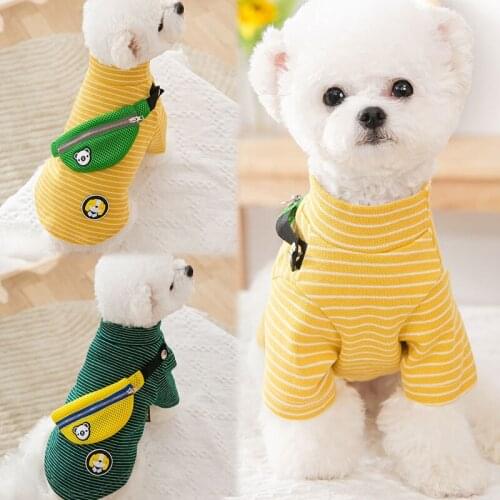 Dog T-shirt Backpack Cat Puppy Apparel Small Dog Clothes Tee Shirt Garment Yorkshire Pomeranian Poodle Bichon Schnauzer Clothing